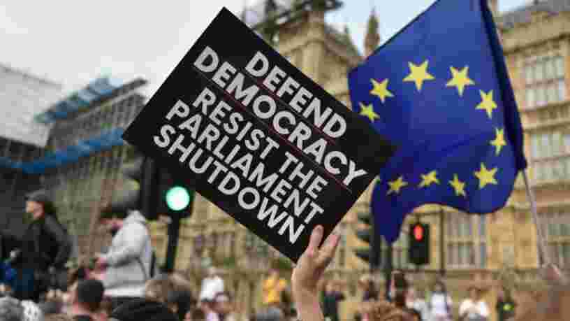 Plus d'un million de personnes ont signé une pétition contre le projet de Boris Johnson de suspendre le Parlement