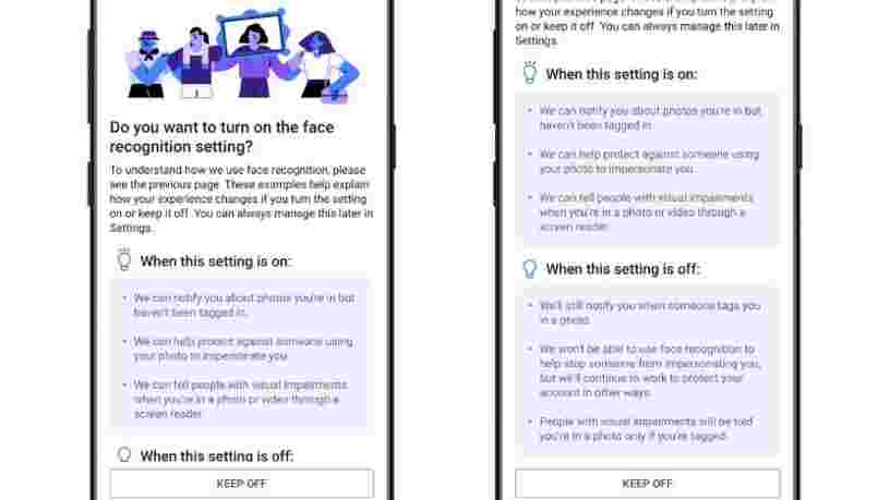 Comment désactiver la reconnaissance faciale sur Facebook