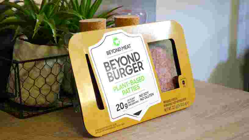 Les steaks sans viande Beyond Meat désormais vendus dans les supermarchés Géant, Casino, Monoprix et Franprix