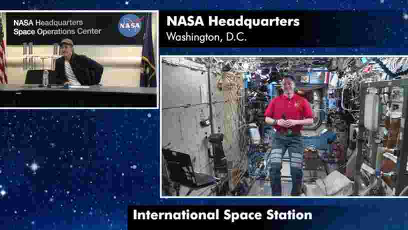 Brad Pitt a parlé de la vie dans l'espace avec un astronaute de la NASA en mission sur l'ISS