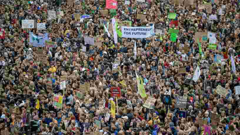 Ces photos montrent l'ampleur des marches pour le climat à travers le monde