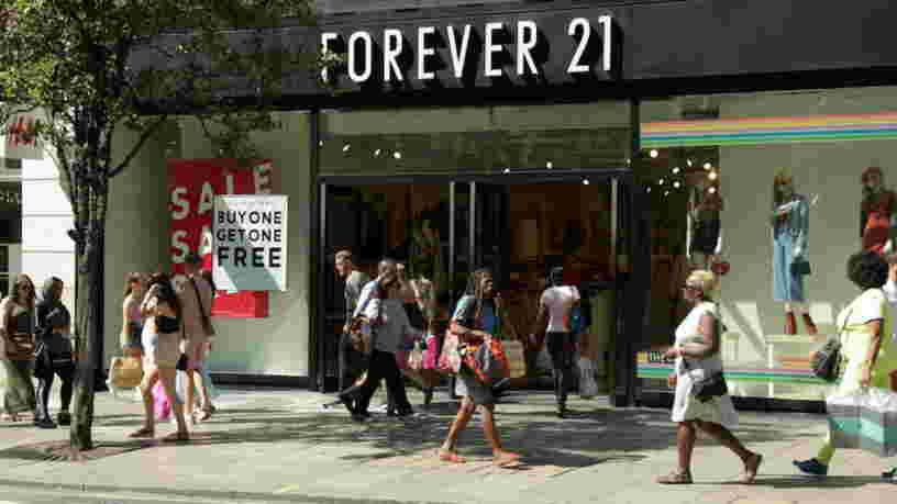 L'enseigne américaine Forever 21 se déclare en faillite