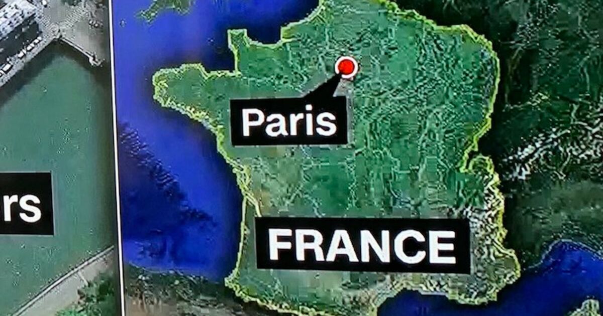 Cnn Diffuse Une Carte De France Sans L Alsace Pour Parler De L Attaque A La Prefecture De Police