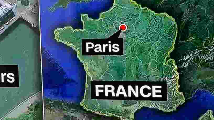 CNN diffuse une carte de France sans l’Alsace pour parler de l’attaque à la Préfecture de police
