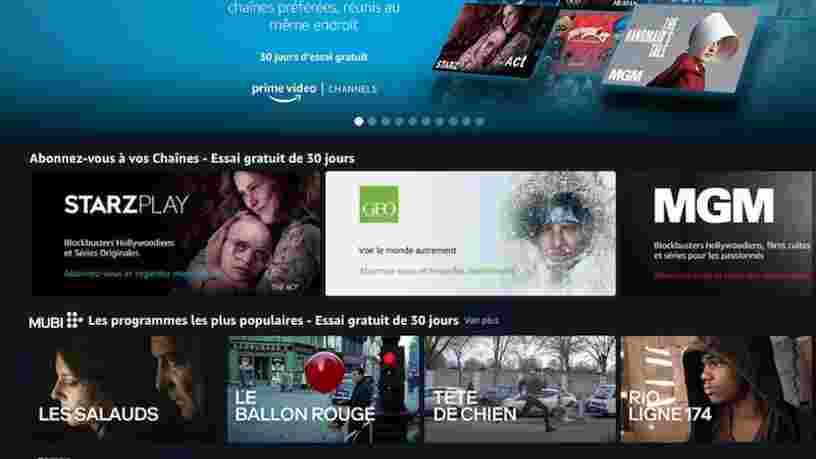 Amazon Channels est disponible en France, voici les chaînes auxquelles vous pouvez vous abonner