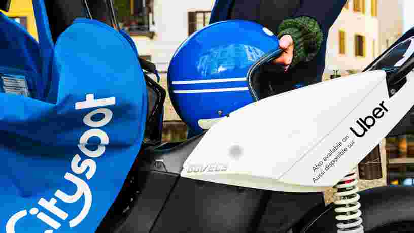 Uber va intégrer les scooters en libre-service de Cityscoot directement dans son appli