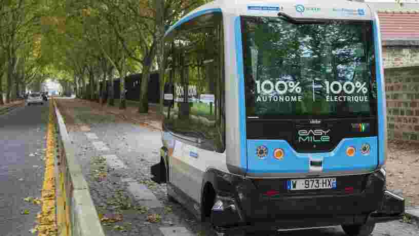 Des robots taxis autonomes de la RATP circuleront à Paris en 2020
