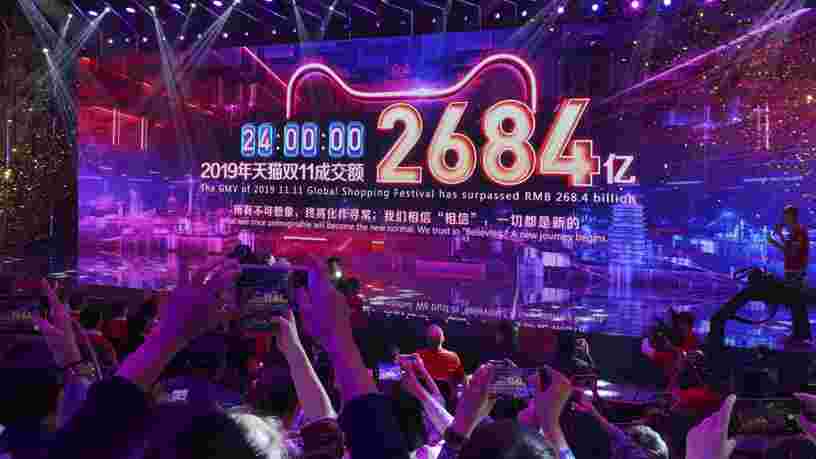 Alibaba atteint un record à l'occasion de la journée promo des célibataires