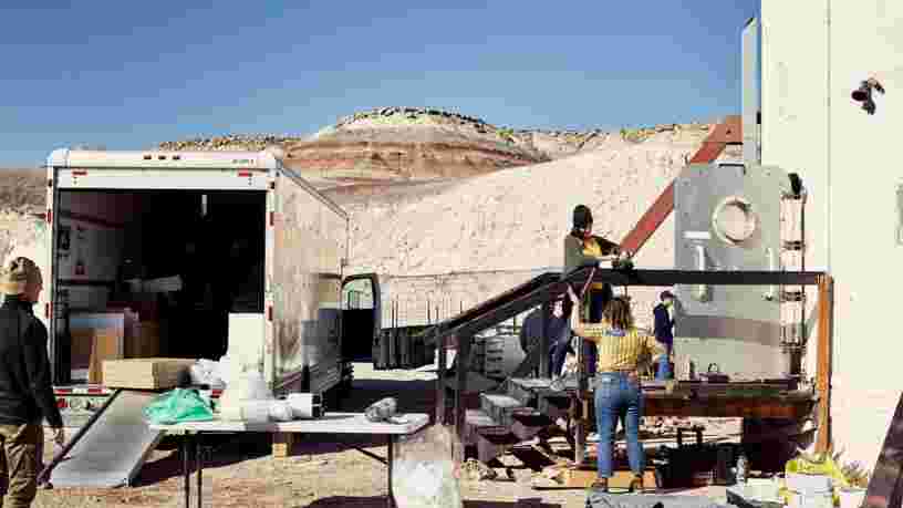 Ikea a meublé une minuscule station de recherche destinée à simuler la vie sur Mars