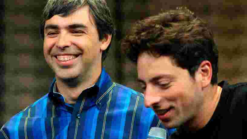 Les co-fondateurs de Google Larry Page et Sergey Brin démissionnent de leur poste de direction, mais gardent le contrôle de l'entreprise