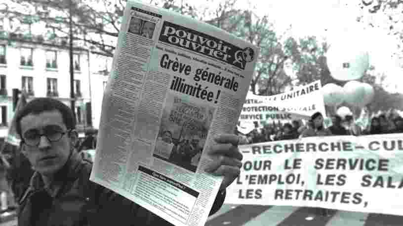 La grève du 5 décembre sera-t-elle comme celles de 1995 ? Voici à quoi ressemblait le mouvement en images