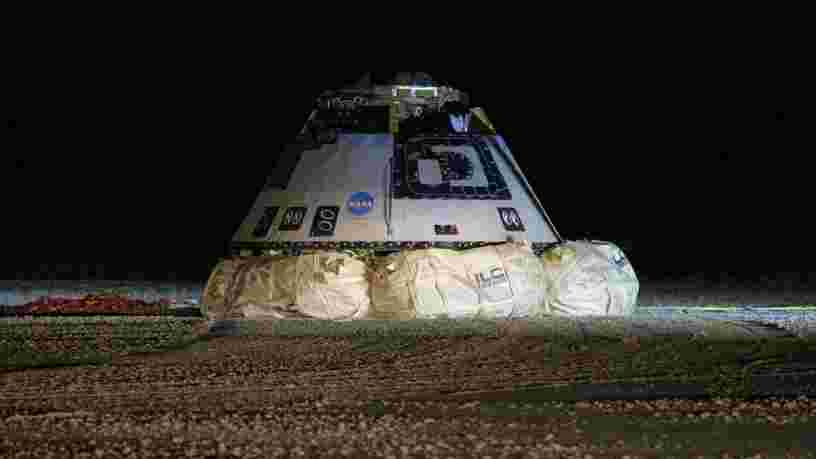 La capsule de Boeing censée à terme transporter des astronautes dans l'espace est de retour sur Terre après un vol test au bilan mitigé