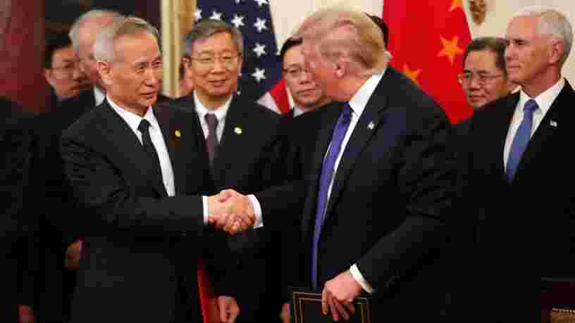 Pékin et Washington signent un premier accord commercial en attendant de nouvelles tractations