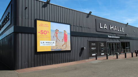 fermeture la halle aux vêtements