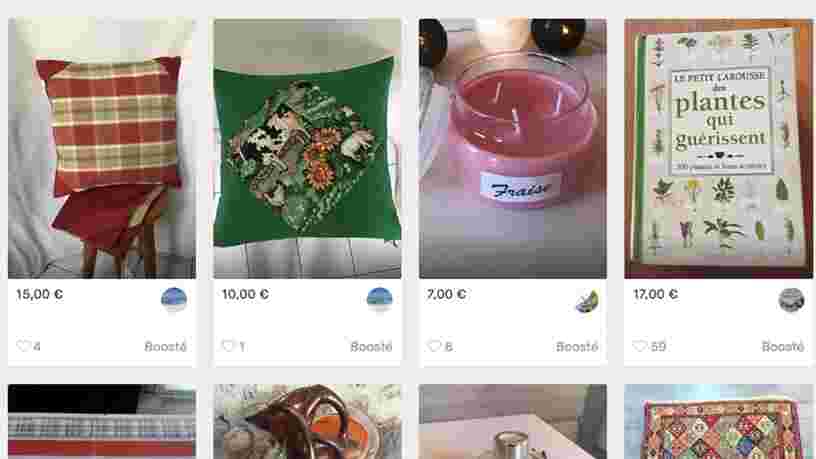Vinted marche sur les pas du Bon Coin en proposant des assiettes, des livres et des rideaux