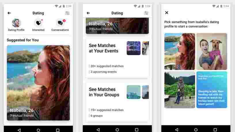 Saint-Valentin : Facebook retarde le lancement de son service de rencontre 'Facebook Dating' en Europe