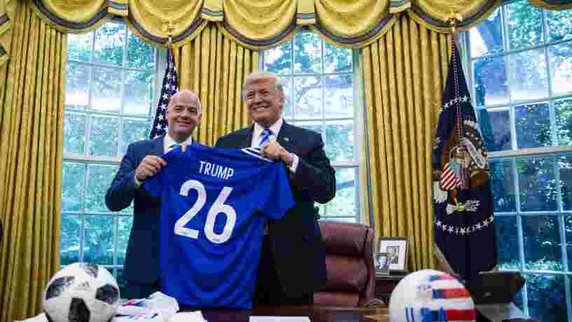 Le président de la FIFA Gianni Infantino compare Donald Trump à un sportif de très haut niveau