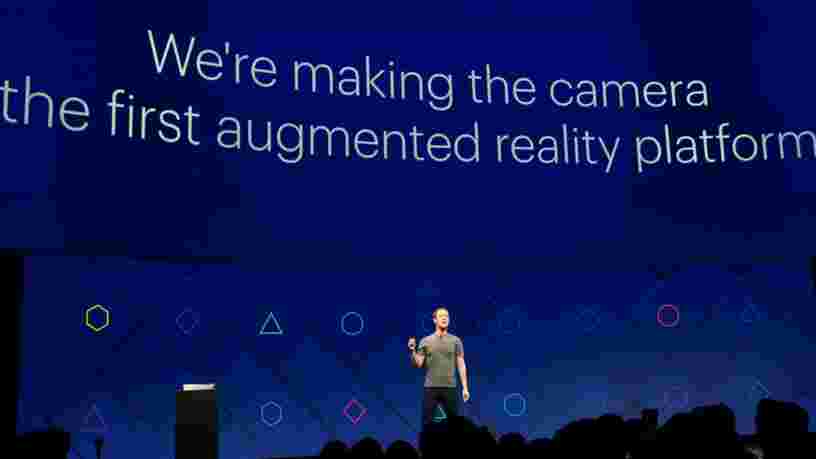 Mark Zuckerberg défie encore Snapchat et annonce une plateforme d'applis de réalité augmentée pour Facebook