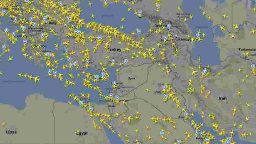 Les avions évitent l'espace aérien syrien pour ne pas être touchés par une frappe américaine sur Assad