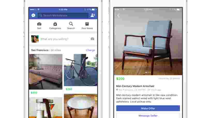 Voici les choses importantes à savoir sur Marketplace, le concurrent d'eBay lancé par Facebook