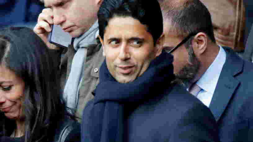 Nasser Al-Khelaïfi, le président du PSG, mis en examen pour 'corruption active' dans une affaire qui n'a rien à voir avec le foot