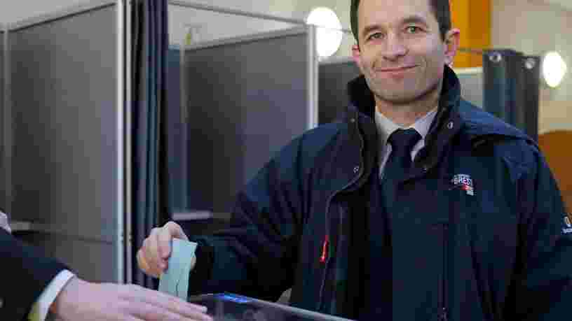 Benoît Hamon et Manuel Valls se qualifient pour le 2e tour de la primaire de la gauche
