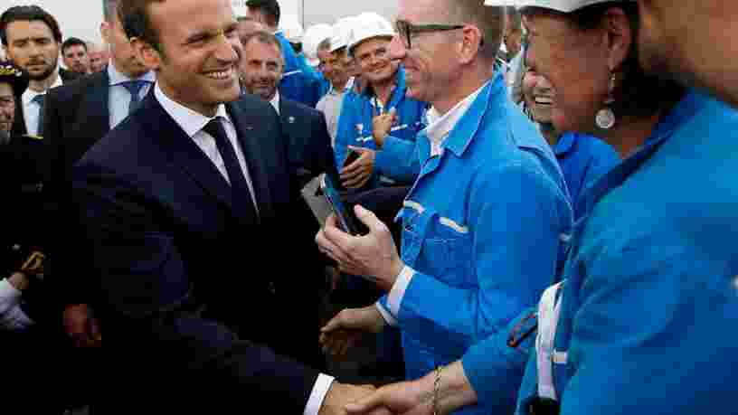 Emmanuel Macron efface un accord passé par François Hollande pour nationaliser temporairement les chantiers navals de Saint-Nazaire