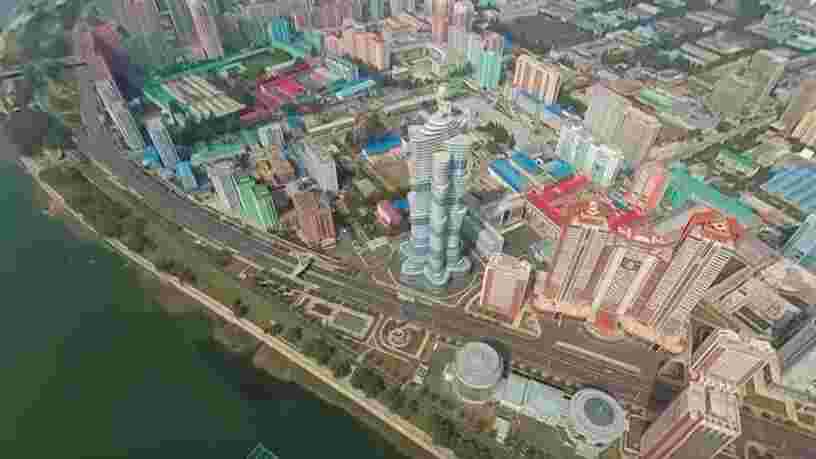 La première vidéo aérienne à 360 degrés de Pyongyang révèle l'étrange capitale nord-coréenne comme jamais auparavant