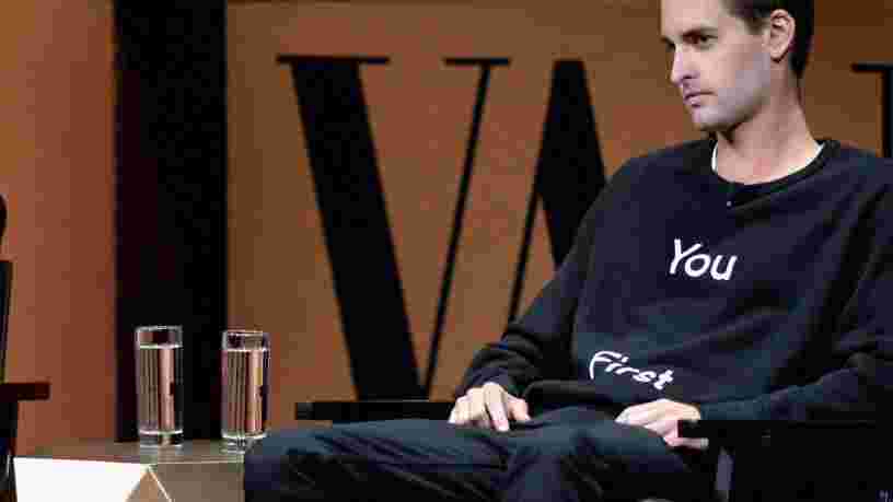 Snapchat refait le design de son appli — le CEO Evan Spiegel admet qu'elle est trop difficile à utiliser