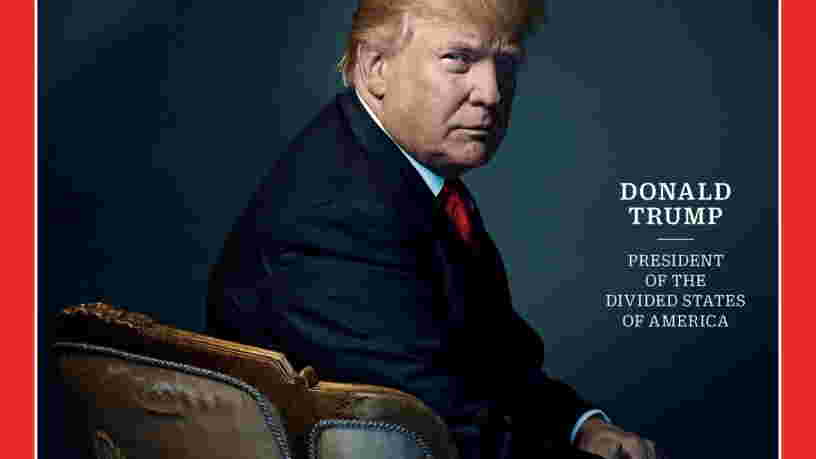 Donald Trump est élu 'personnalité de l'année' par le magazine américain Time