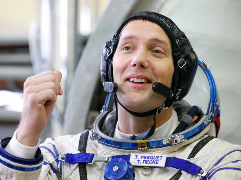 L'astronaute français Thomas Pesquet part dans l'espace ...