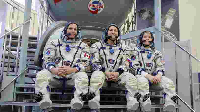 3 astronautes s'apprêtent à rejoindre l'ISS à bord d'un vaisseau russe Soyouz après le lancement raté d'octobre dernier