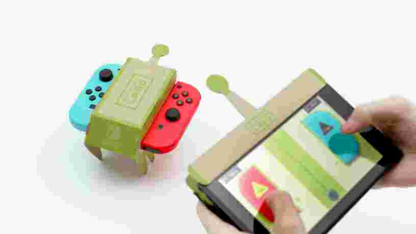 Nintendo vient de dévoiler Labo, une manette en carton à 69$ pour la Switch que vous devez assembler vous-mêmes