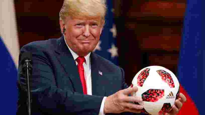Il s'avère que le ballon de foot que Poutine a offert à Trump contient réellement un émetteur