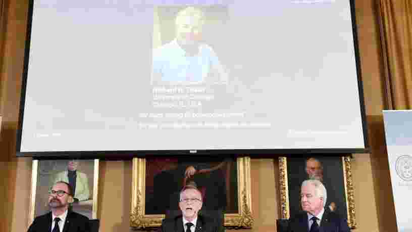 Le théoricien de la finance comportementale Richard Thaler remporte le prix Nobel d'économie 2017