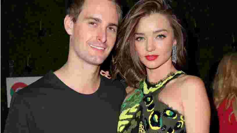 Miranda Kerr, la fiancée du patron de Snapchat, demande pourquoi Facebook lui 'vole' ses idées
