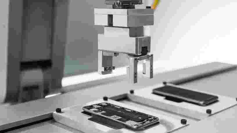 Apple a des robots pour détruire les iPhones en Europe et en Californie