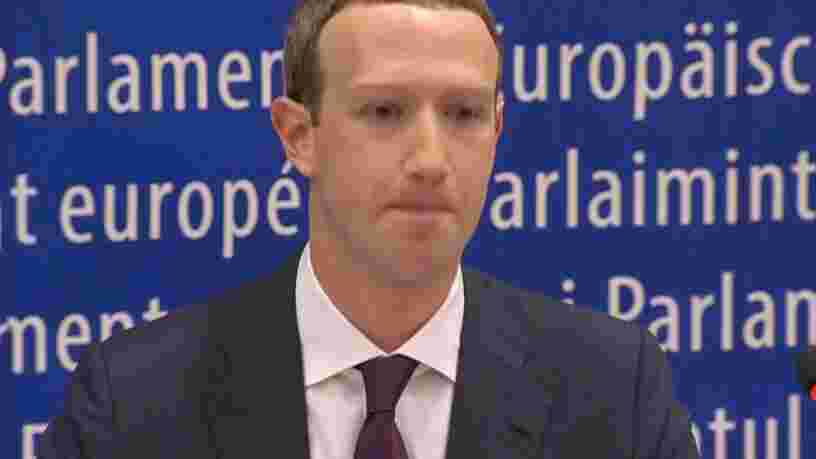 Mark Zuckerberg vient d'être questionné par le Parlement européen — voici tout ce qui lui a été reproché