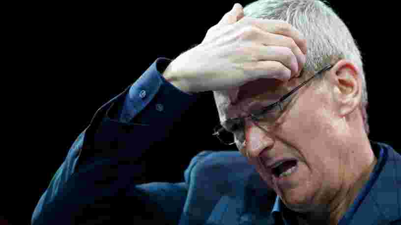 Apple chute en Bourse à cause de rumeurs sur la réduction de commandes d’iPhone 8