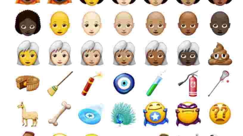 Voici un premier aperçu de tous les nouveaux emoji qui arriveront l'année prochaine