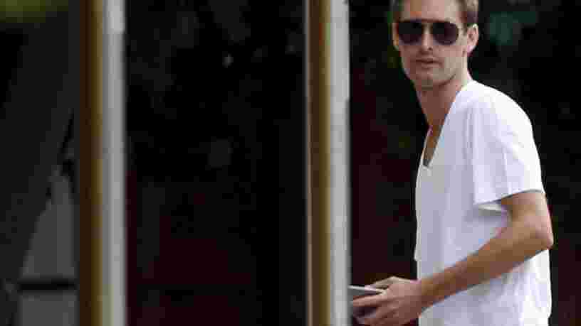 Le DG de Snap Evan Spiegel doit son succès en partie à la 'règle des 99%' — il l'a notamment fait subir à Mark Zuckerberg