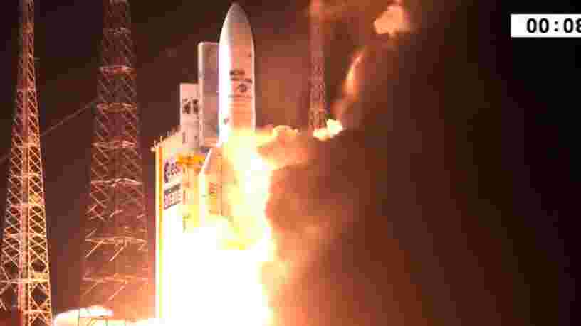La fusée Ariane 5 a réussi le 100e lancement depuis son début de services il y a 22 ans — revivez ce vol historique