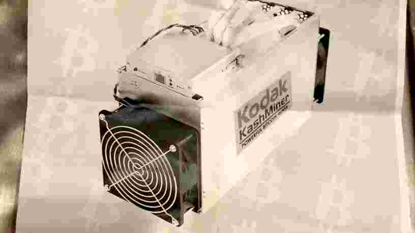 Vous pouvez désormais miner des bitcoins grâce à Kodak — mais il faudra reverser la moitié de vos gains