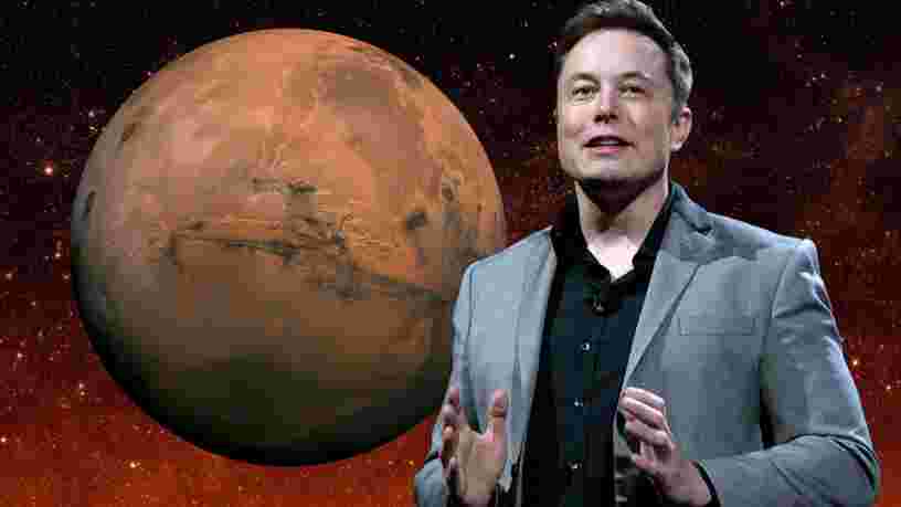 Elon Musk a publié un article scientifique qui détaille son plan pour coloniser Mars avec 1 million de personnes