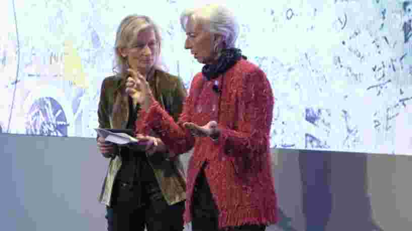 Christine Lagarde a présenté un graphique éloquent à Davos qui montre pourquoi les inégalités économiques menacent toute une génération de jeunes Européens