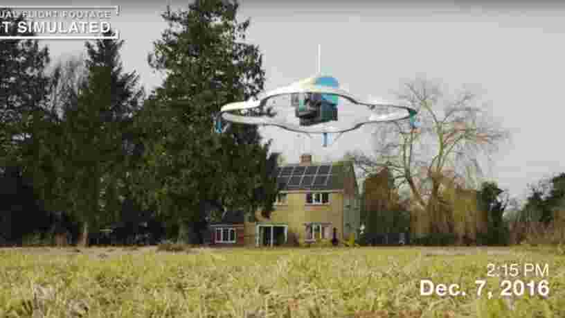 Amazon a livré son premier colis par drone — voici la vidéo