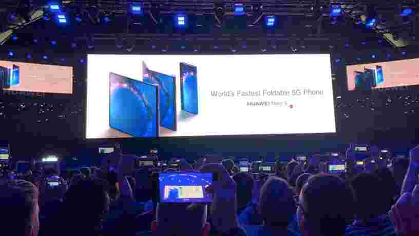 Voilà à quoi ressemble le Mate X, le smartphone 5G pliable de Huawei