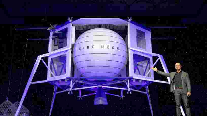 Avec Blue Moon, Jeff Bezos veut aider la Nasa à retourner sur la Lune