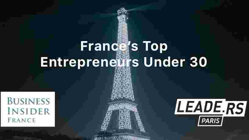 Appel à candidatures: recommandez les meilleurs entrepreneurs français de moins de 30 ans