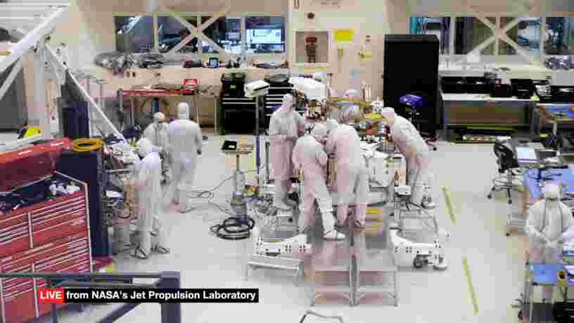 La NASA vous permet de suivre la construction d'un rover grâce à une vidéo en direct